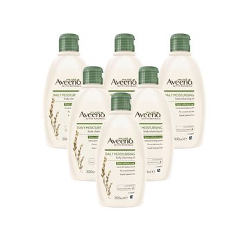 Aveeno Oil Bath & Shower Oil 300ml x 6