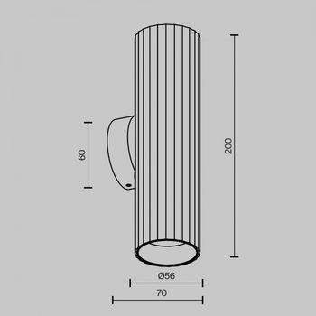 Aplique de pared calipso (2 luces)