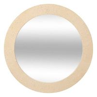espejo de pared anaya beige d78cm - atmosphera createur dinterieur