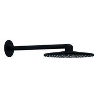 conjunto de ducha con brazo mural grohe rainshower smartactive 310 430 mm 2 chorros black 22123kf0