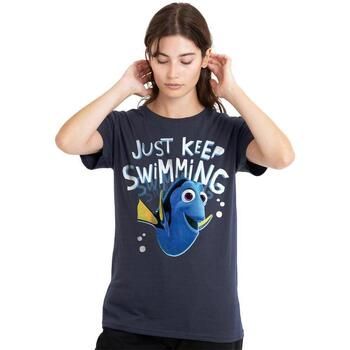 Finding Nemo Camiseta Just Keep Swimming para mujer