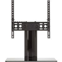 avf b401bb 550 mm tv stand with bracket - black black