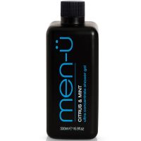 men-u citrus and mint shower gel 500ml - refill