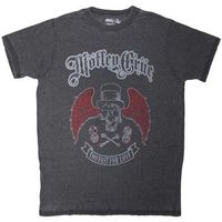 motley crue camiseta too fast for love para hombre