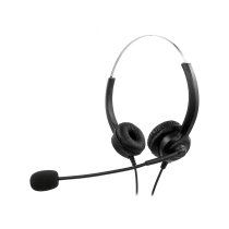 Auricular mediarange biaural diadema con microfono cable 2 m