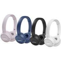auriculares jbl 510bt inalambricos on-ear con tecnologia bluetooth ligeros comodos y plegables hasta 40h de bateria siri y asistente de google originales - negro - azul