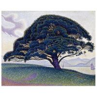 legendarte - cuadro lienzo impresion digital - el pino bonaventura - paul signac - decoracion pared cm 80x100