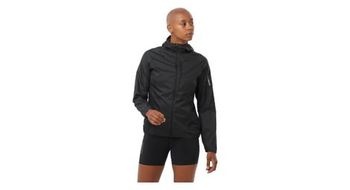 Chaqueta salomon bonatti cross cortaviento negra mujer
