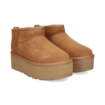 Ugg Botines Con Tacón Mujer - Marrón Talla 7
