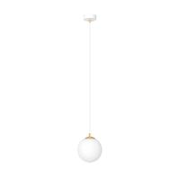 lampara colgante estilo minimalista y altura regulable blanco