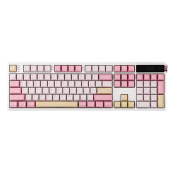 EPOMAKER TH108 PRO, teclado mecánico inalámbrico de 104 teclas con distribución ANSI para EE. UU., con tres modos de conexión, teclas de tacto suave y teclado numérico dedicado.