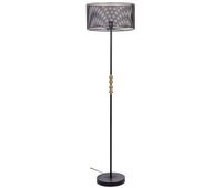 lampara de pie de metal negro 395x395x1391525h cm