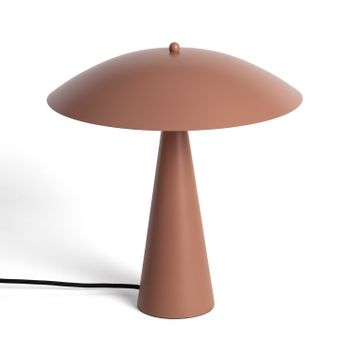Ledkia Lámpara de Mesa Metal Irmah Marrón