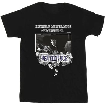 Beetlejuice Camiseta Strange And Unusual para niño