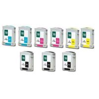 compatible multipack hp business inkjet 2000 printer ink cartridges 9 pack -c4844a