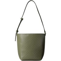 calvin klein jeans bolso de mano emblem aop medium bucket para mujer
