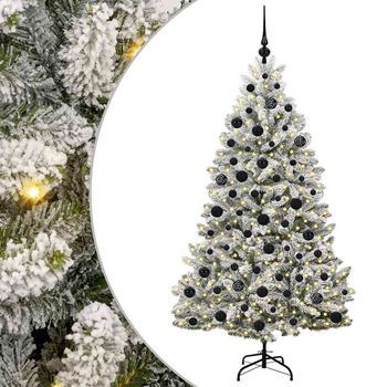 Árbol De Navidad Artificial 180 Cm 300 Led Blanco Cálido Vidaxl