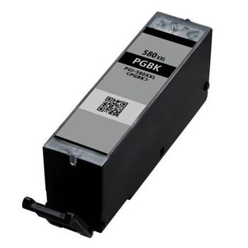 Compatible Pigment Black Canon PGI-580PGBKXXL High Capacity Ink Cartridge (Replaces Canon 1970C001)