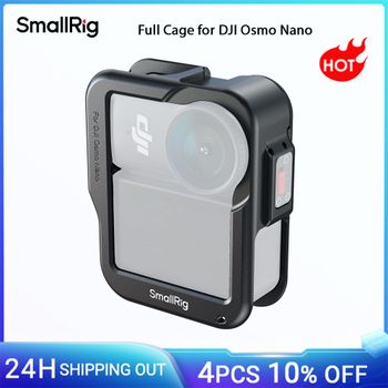 SmallRig Nano Full Cage para cámara de acción DJI Osmo Nano con pines antitorsión de 1/4 