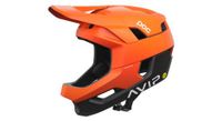 casco poc otocon race mips naranja negro mate