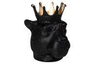 champanera leon aluminio black 24x22x28 cm
