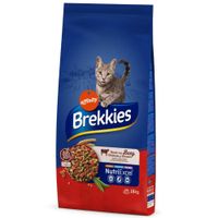 brekkies con buey verduras y cereales para gatos - 2 x 15 kg - pack ahorro
