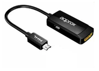 cable adaptador micro usb a hdmi hembra approx appc24