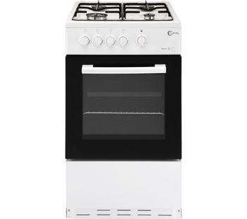 FLAVEL FSBG51W 50cm Gas Cooker - White, White