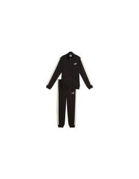 Chándal Puma Essentials Tape FullZip Sw, Black, Niña
