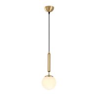 lampara de techo king-11452 oro metal vidrio 15x15x49