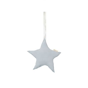 Colgador decorativo sonajero azul