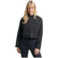 superdry chaqueta veste run cropped waterproof para mujer
