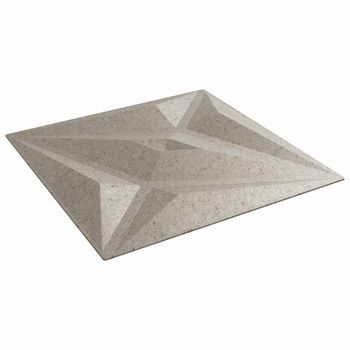 Paneles De Pared 24 Uds. 50 X 50 Cm Betón Estrella Espuma Xps Vidaxl