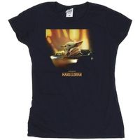 disney camiseta manga larga the mandalorian para mujer