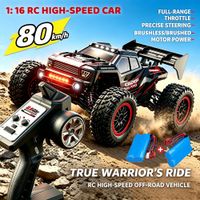 wltoys sg316prosg316max coche rc 116 sin escobillascon escobillas de grado de hobby para carreras todoterreno control remoto 24g 80 kmh coche rc de alta velocidad juguete regalo