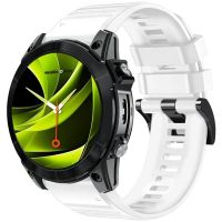 correa para reloj inteligente mobile origin 22mm blanco silicona garmin