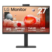 monitor lg 27r fhd 100hz ips webcam altavoces usb-c rj45 ergonomia pro