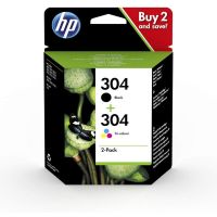 hp 304 pack cartucho tinta original negromagentacianamarillo