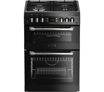 LEISURE CS60GAK 60 cm Gas Cooker - Black, Black