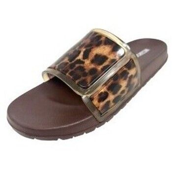 Nicoboco Chanclas Playa señora dopard marron para mujer