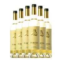 portia vino blanco rueda joven 75 cl 13 vol pack de 6 unidades