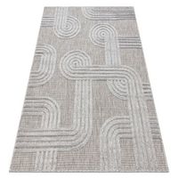 alfombra santo sisal 1001 geometrica gris  140x190 cm