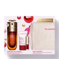 clarins cosmetica facial double serum set