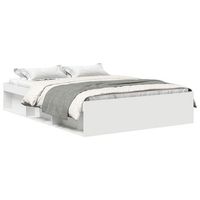 estructura de cama blanca 120x200 cm vidaxl