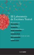 iii laboratorio de escritura teatral
