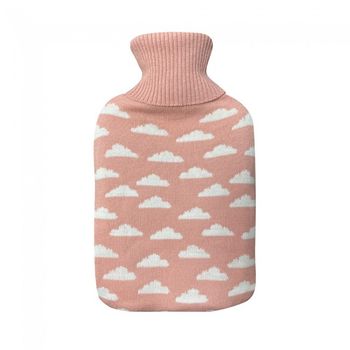 Bolsa de agua caliente con funda 1,7 litros. mimo nubes