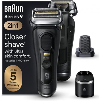 Braun Series 9 Pro+ 9590cc Wet & Dry Máquina De Afeitar De Láminas Recortadora Negro