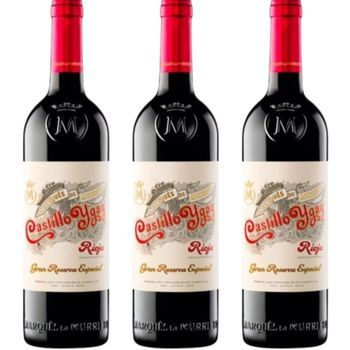 Castillo Ygay Tinto Gran Reserva, Vino Tinto Español Con Crianza 75 Cl 14 % Pack 3 Botellas