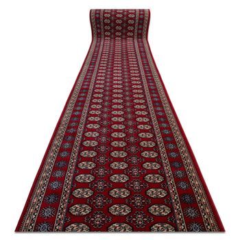 Corredor De Lana Nain Roseta 6177 51066 Burdeos / Beige 80cm 80x1000 Cm