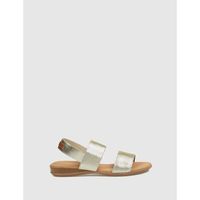 pinaz sandalias sandalia 631 kapua platino para mujer